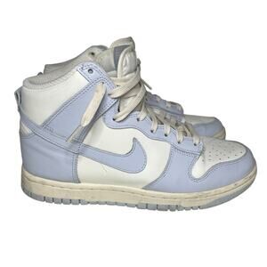 Nike Football Grey High Dunk Sneakers Shoes Size 7